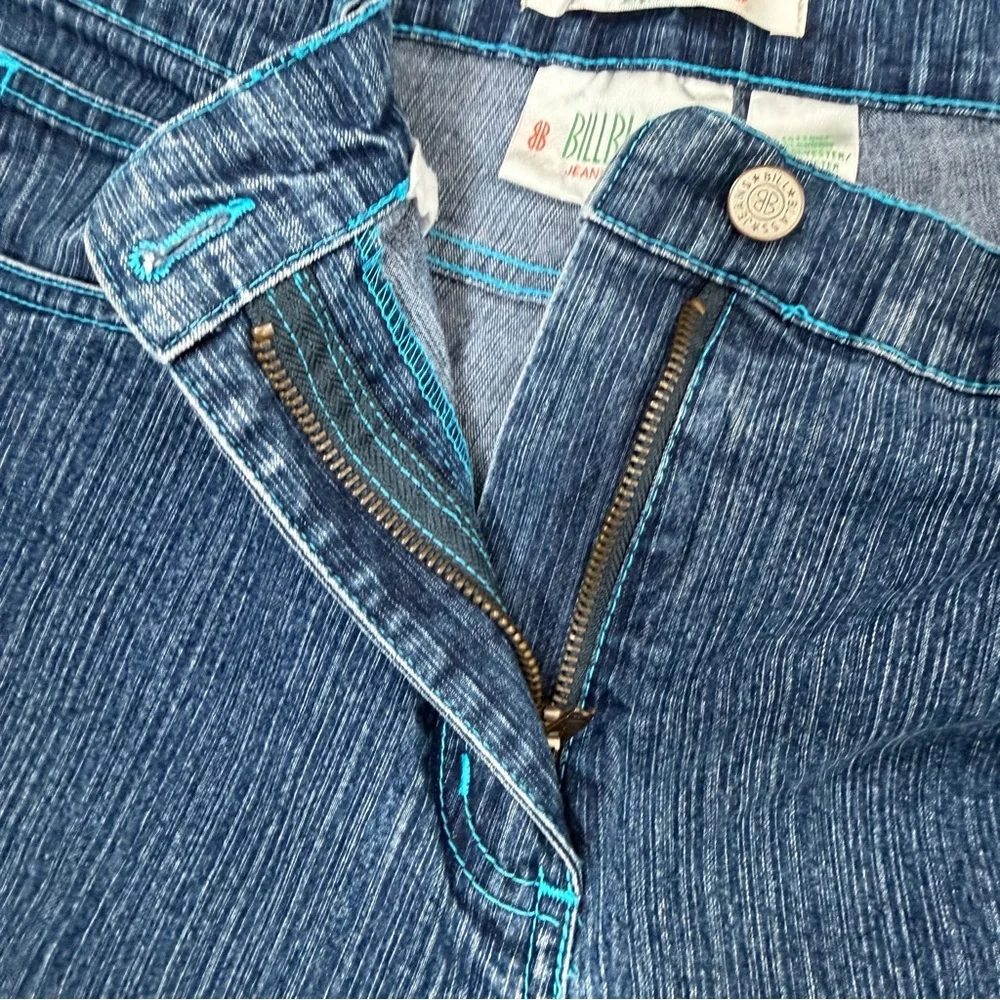 Bill Blass Stretch Jeans Women Size 10 Blue Bootcut High Rise Vintage Y2K